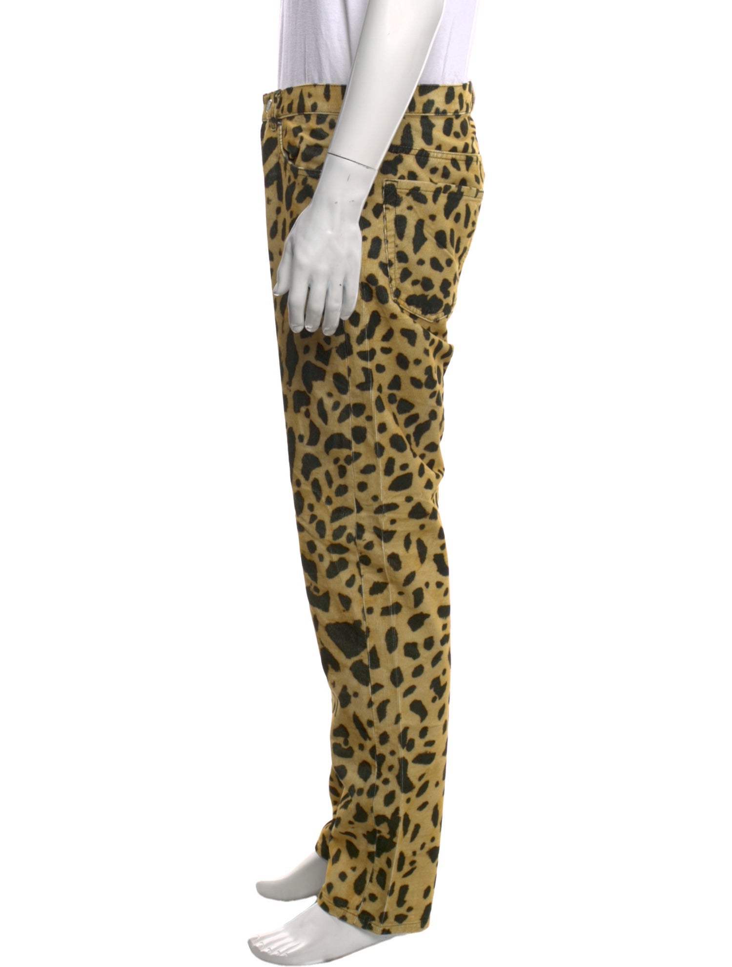 Dries Van Noten Animal Print Pants