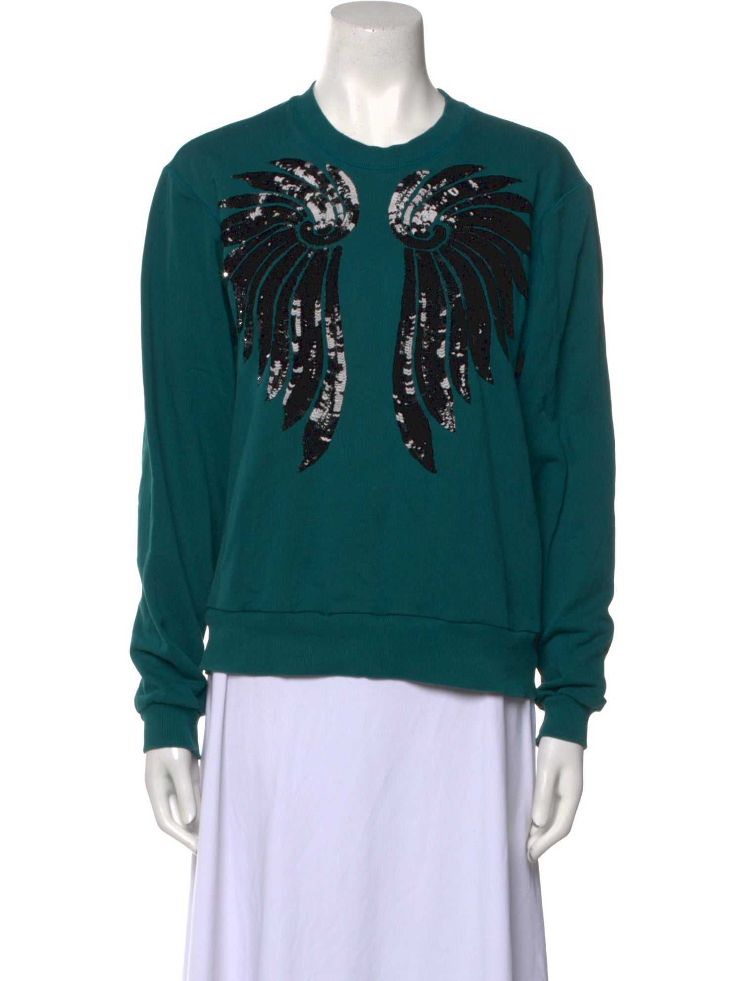 Dries Van Noten Graphic Print Crew Neck Sweatshirt