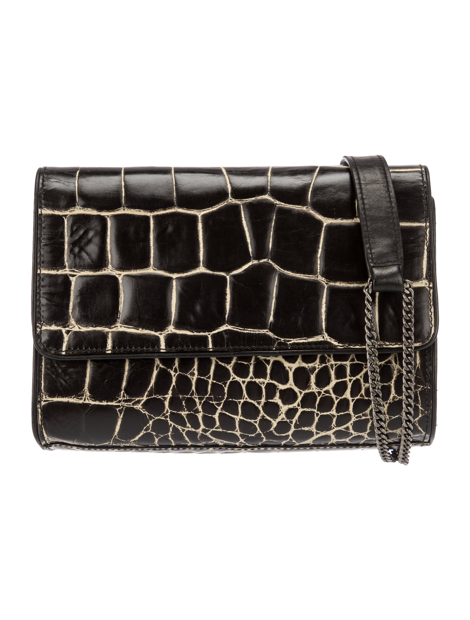 Dries Van Noten Embossed Leather Clutch
