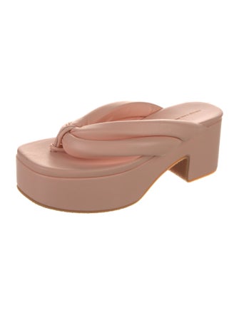 Dries Van Noten Leather Slides