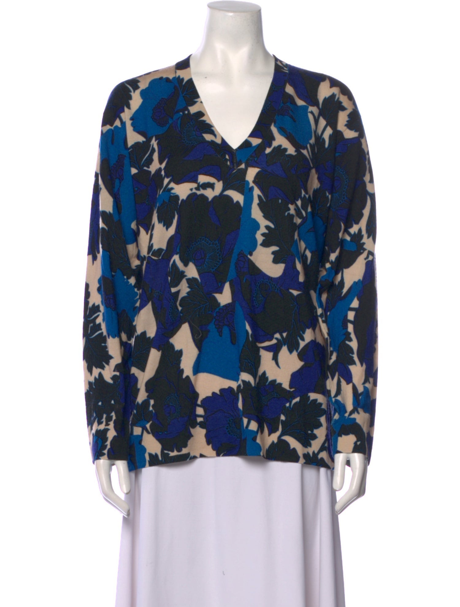 Dries Van Noten Merino Wool Printed Sweater