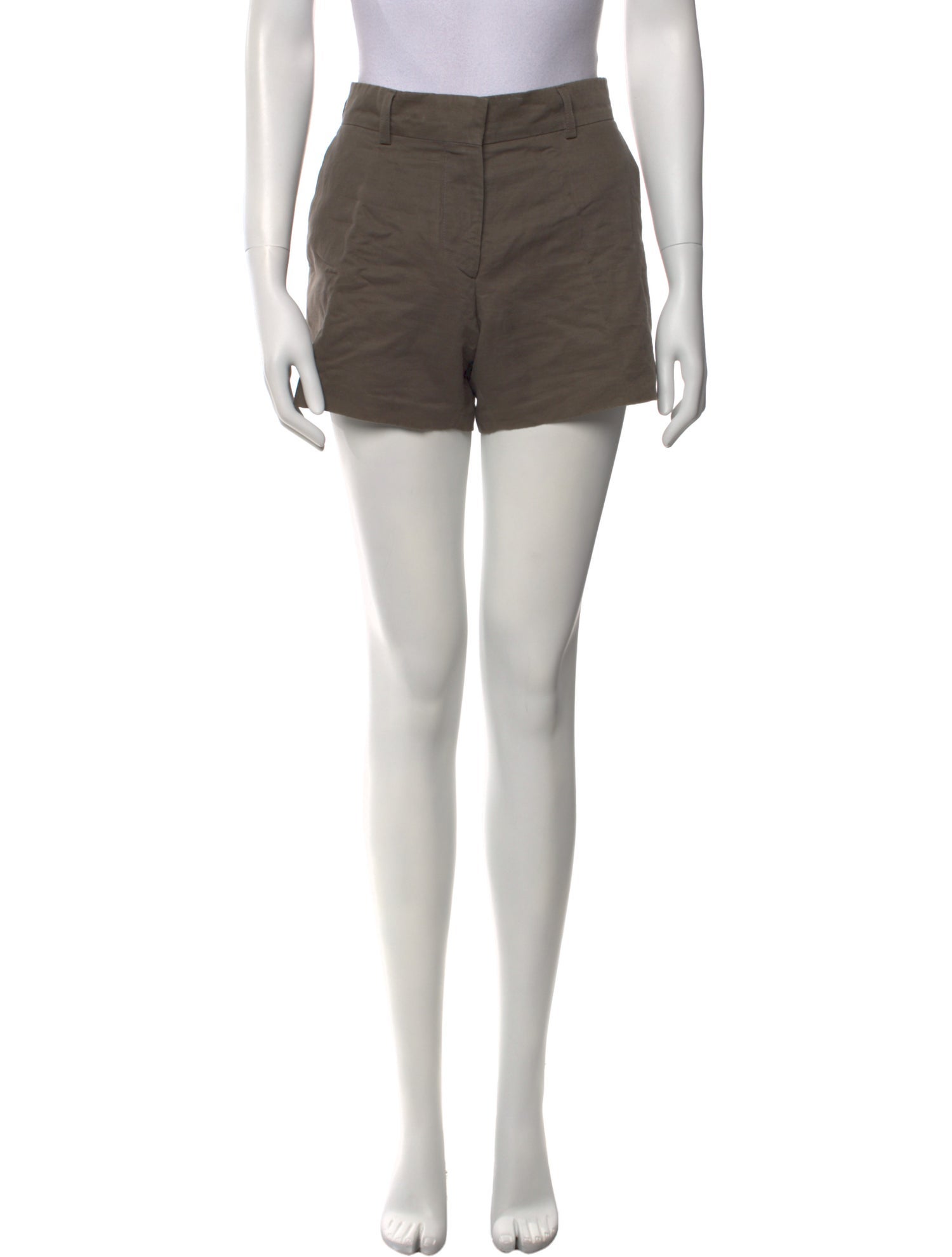 Dries Van Noten Linen Mini Shorts