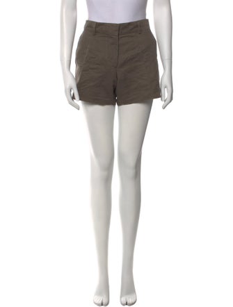 Dries Van Noten Linen Mini Shorts