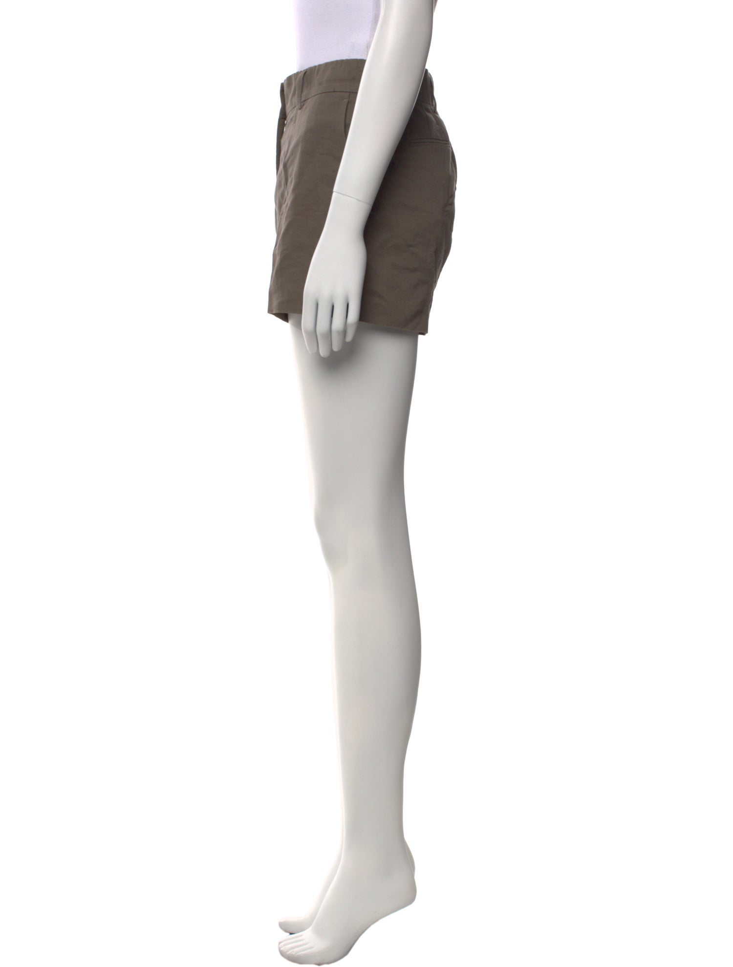 Dries Van Noten Linen Mini Shorts