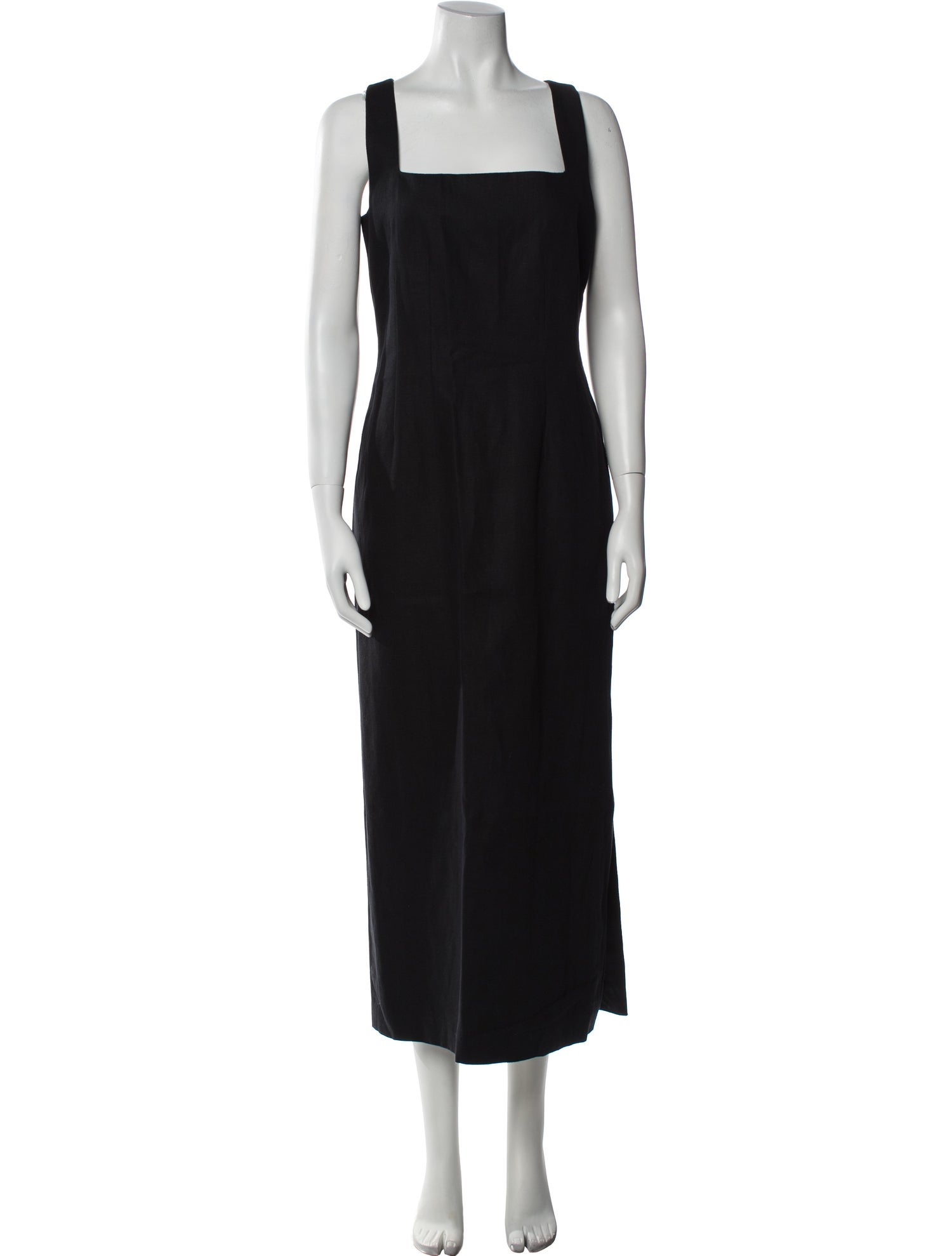 Dries Van Noten Square Neckline Long Dress