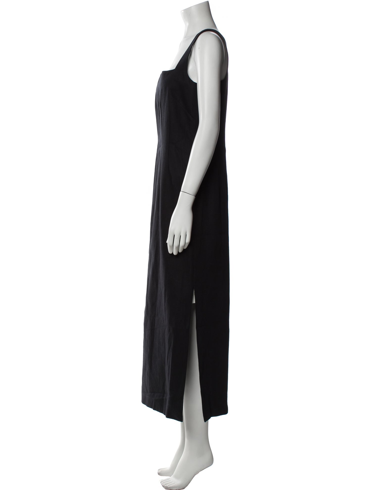 Dries Van Noten Square Neckline Long Dress
