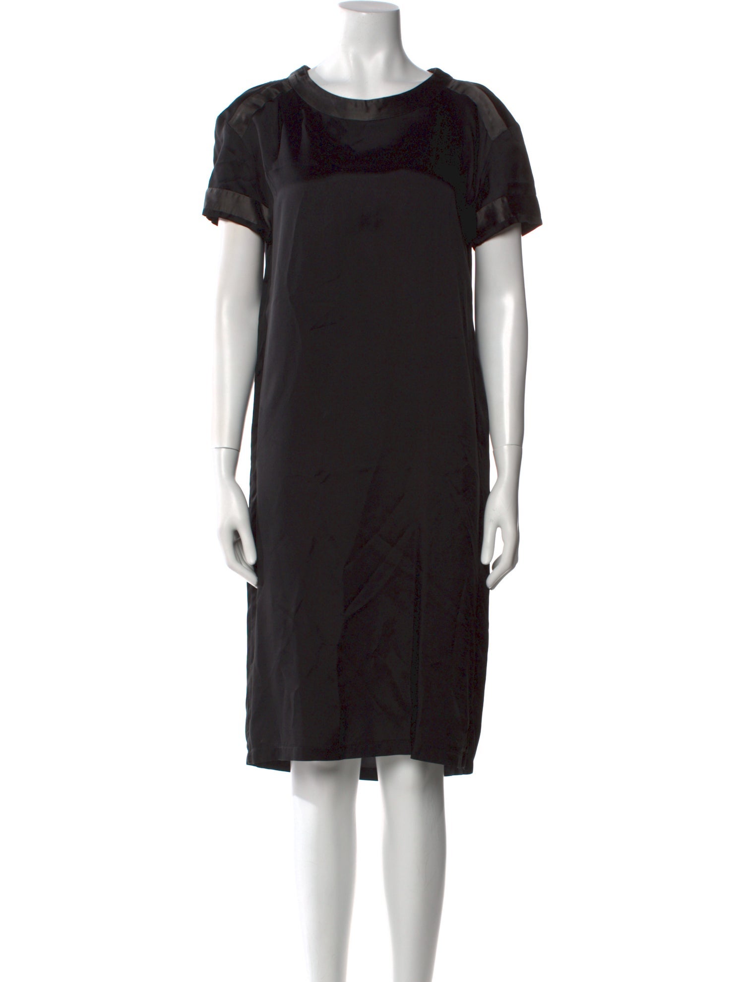 Dries Van Noten Scoop Neck Midi Length Dress