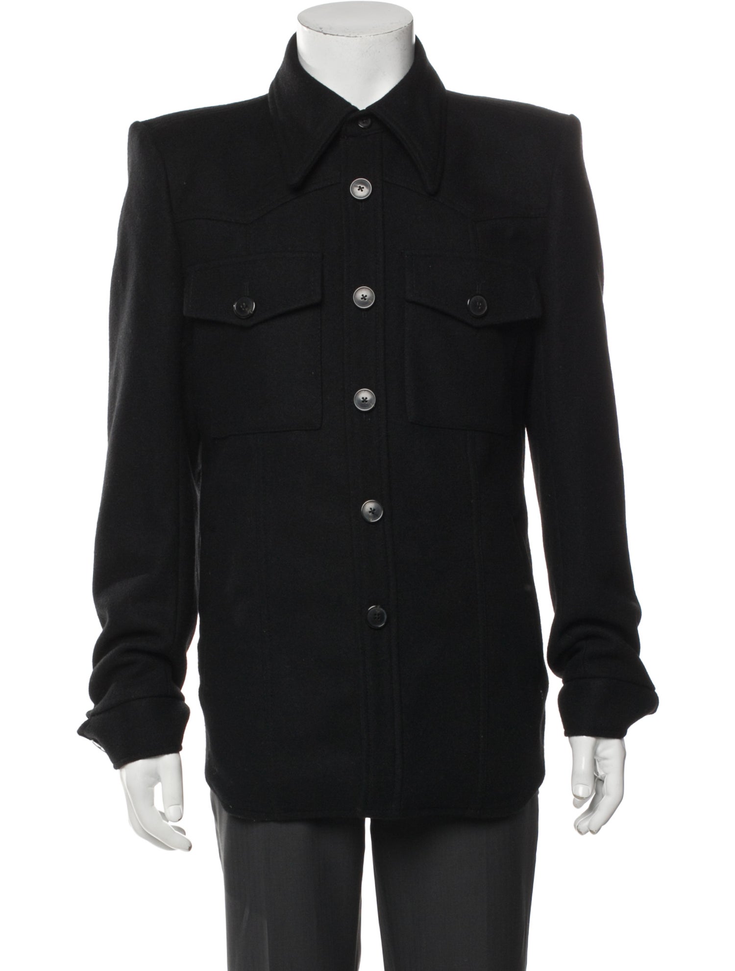 Dries Van Noten Wool Denim Jacket