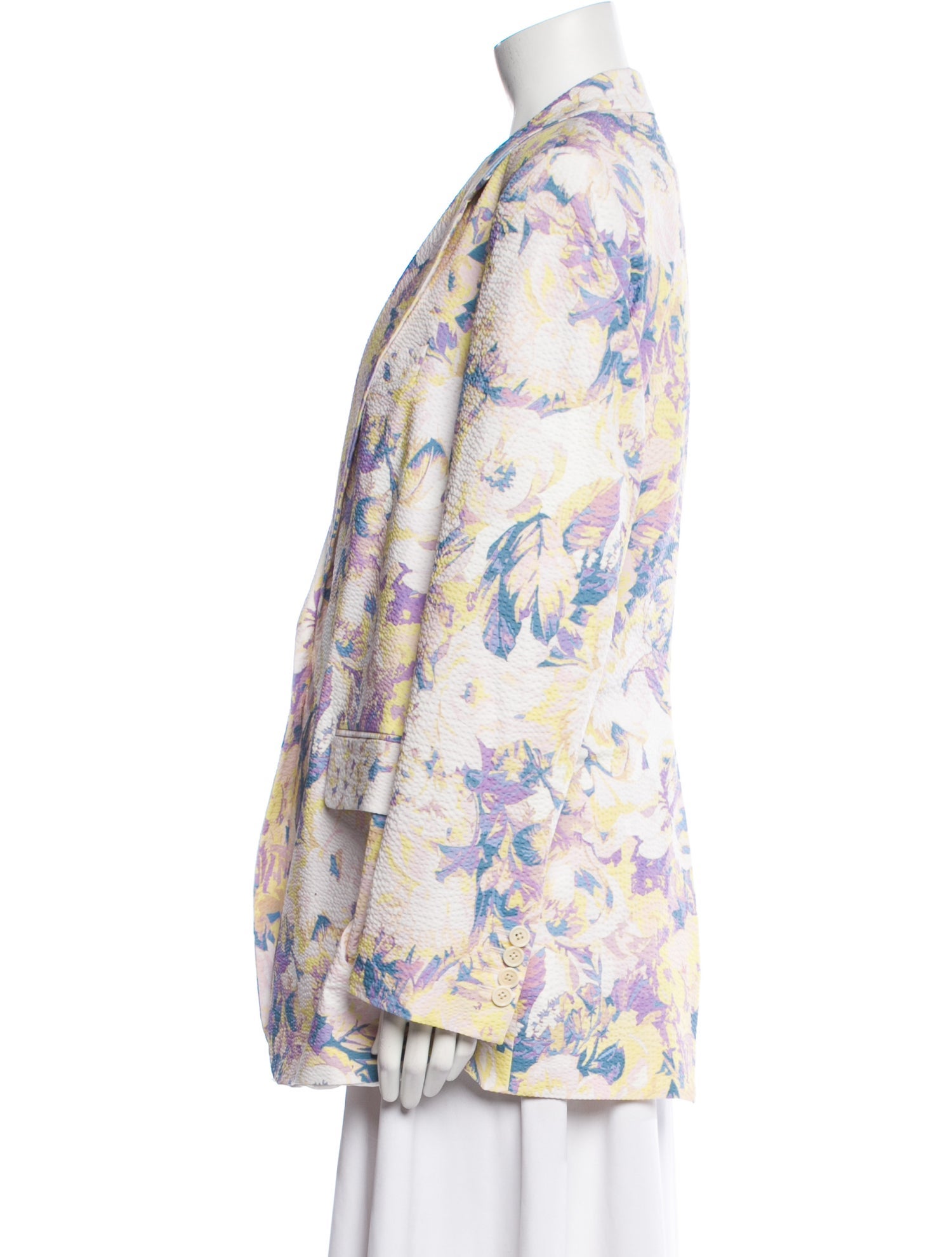 Dries Van Noten Floral Print Blazer