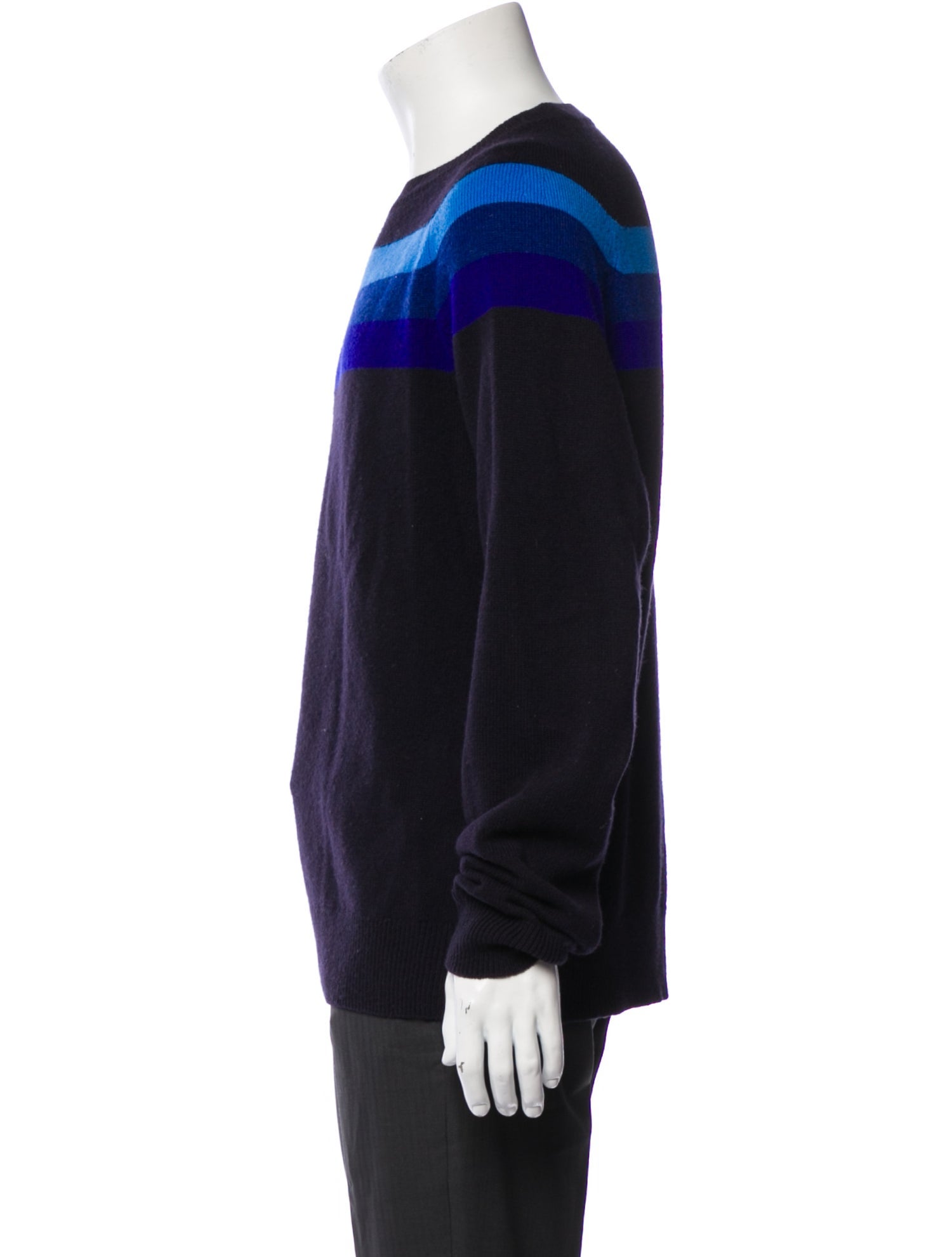 Dries Van Noten Merino Wool Striped Pullover