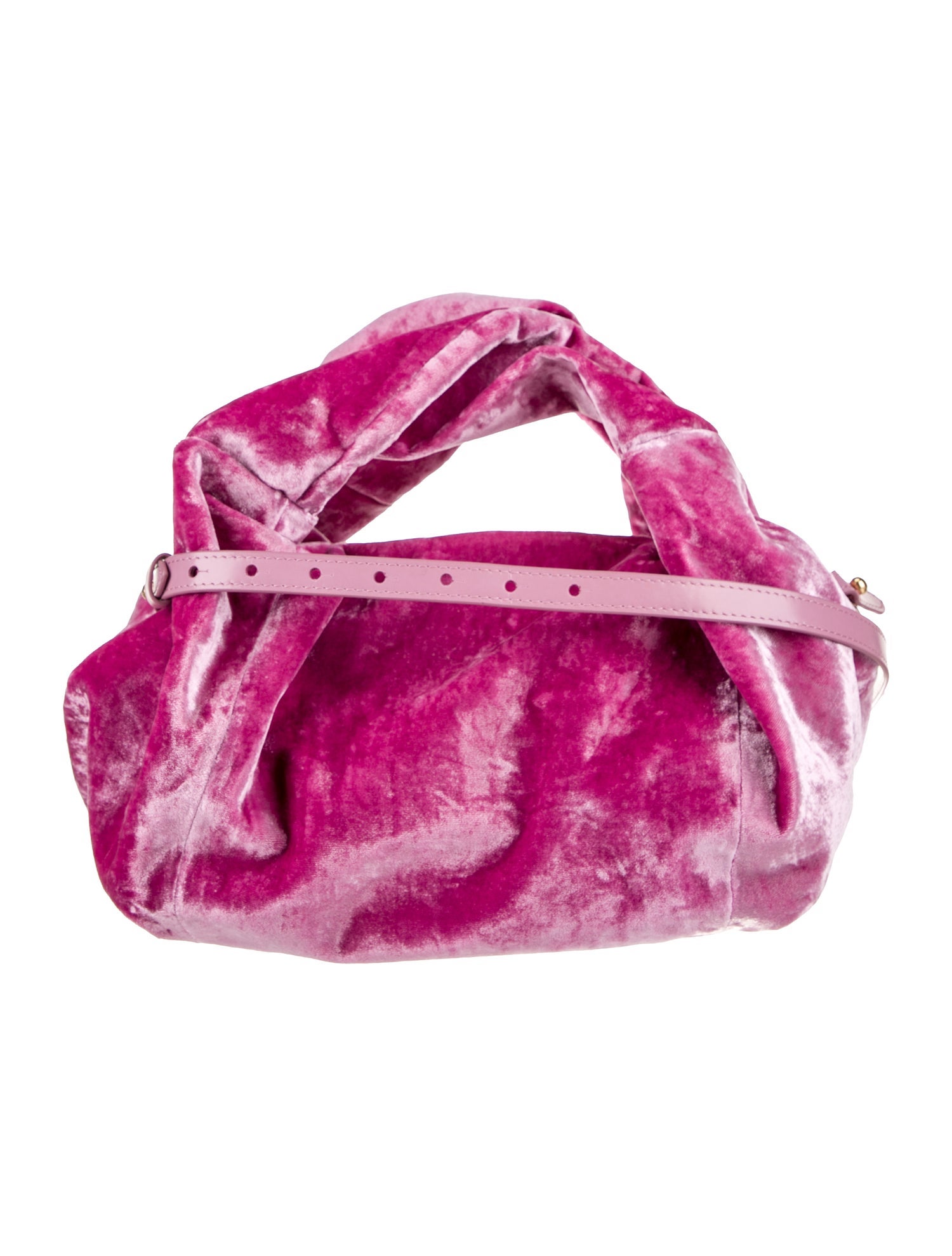Dries Van Noten Velvet Top Handle Bag