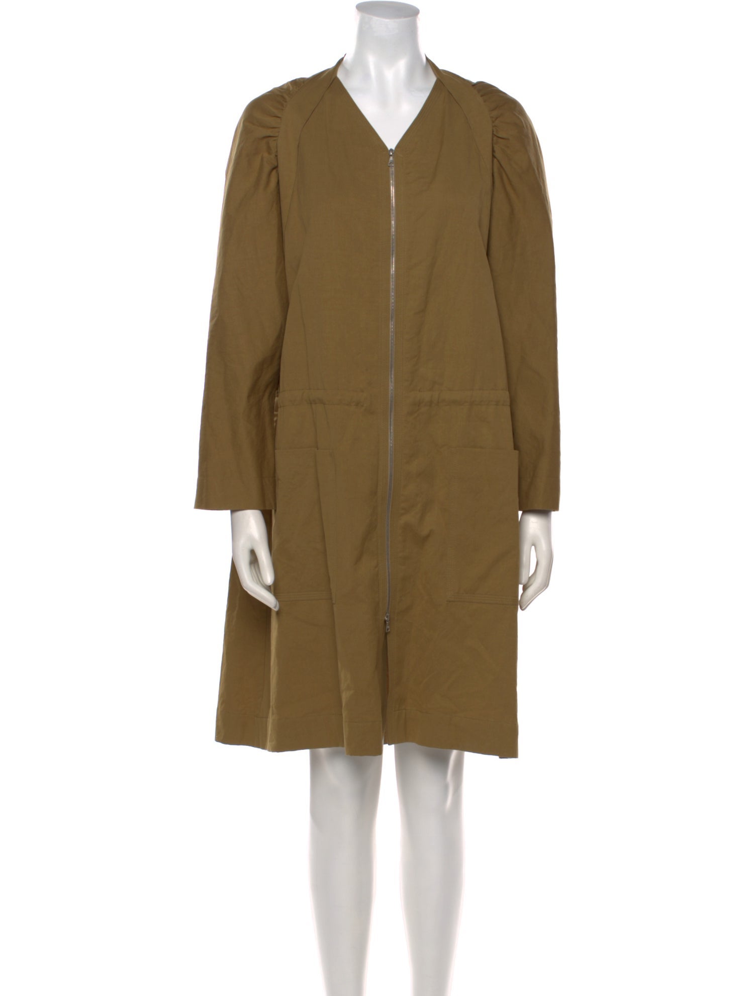 Dries Van Noten V-Neck Knee-Length Dress