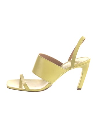 Dries Van Noten Leather Slingback Sandals
