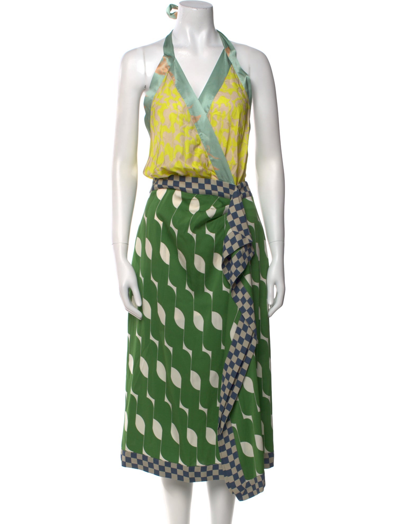 Dries Van Noten Silk Midi Length Dress