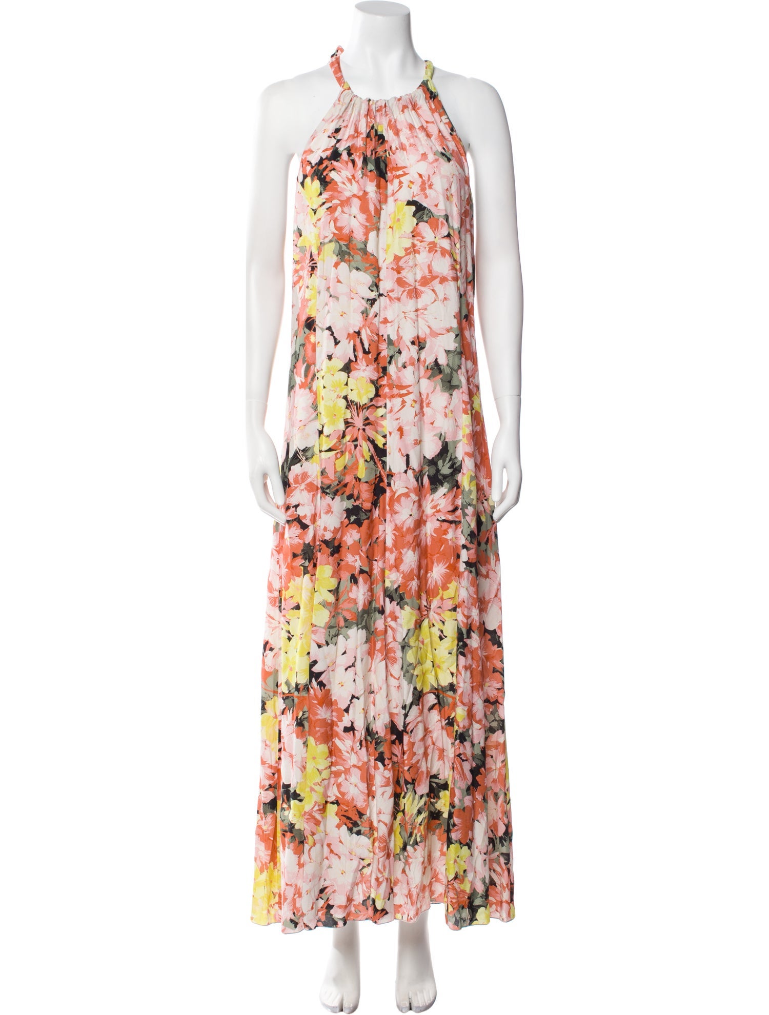 Dries Van Noten Floral Print Long Dress