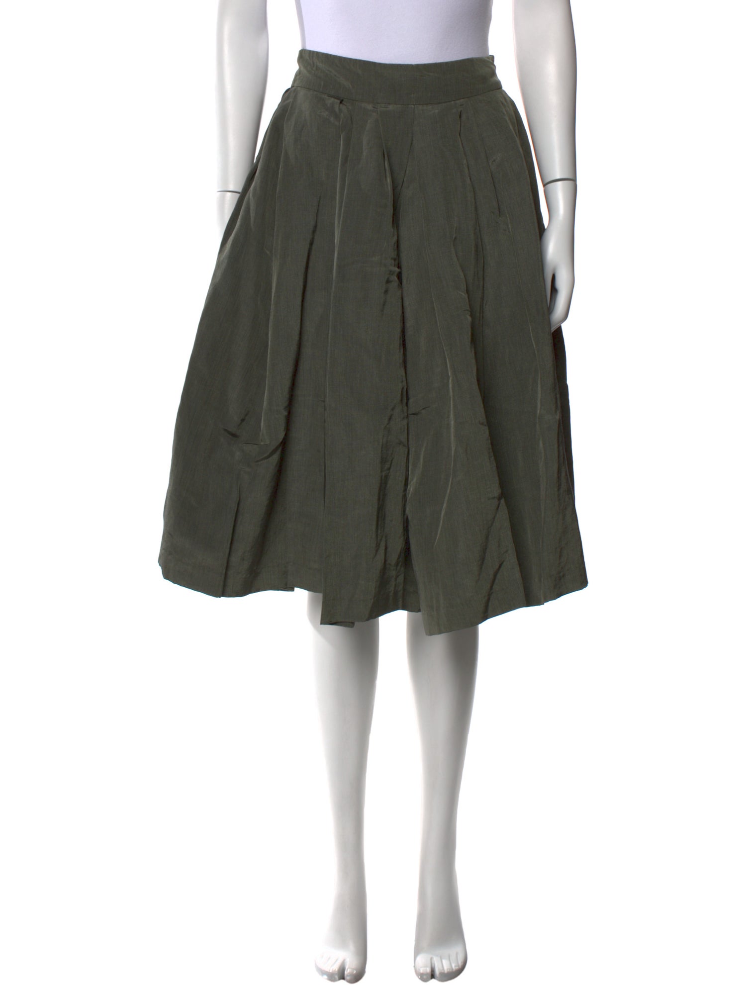 Dries Van Noten Linen Knee-Length Skirt