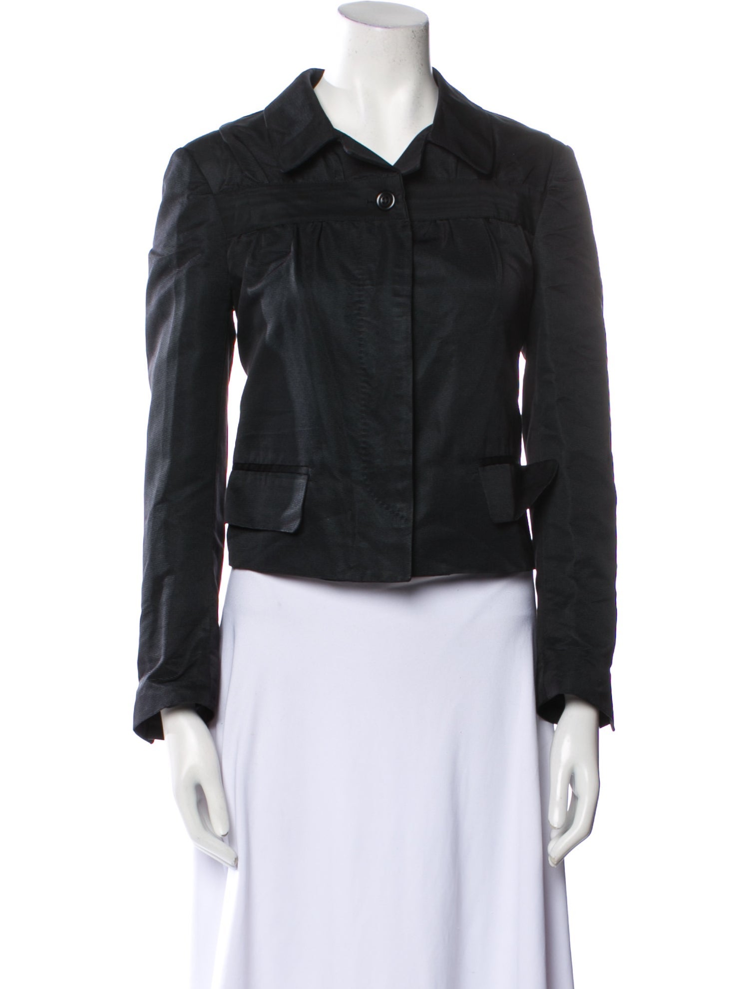 Dries Van Noten Silk Biker Jacket