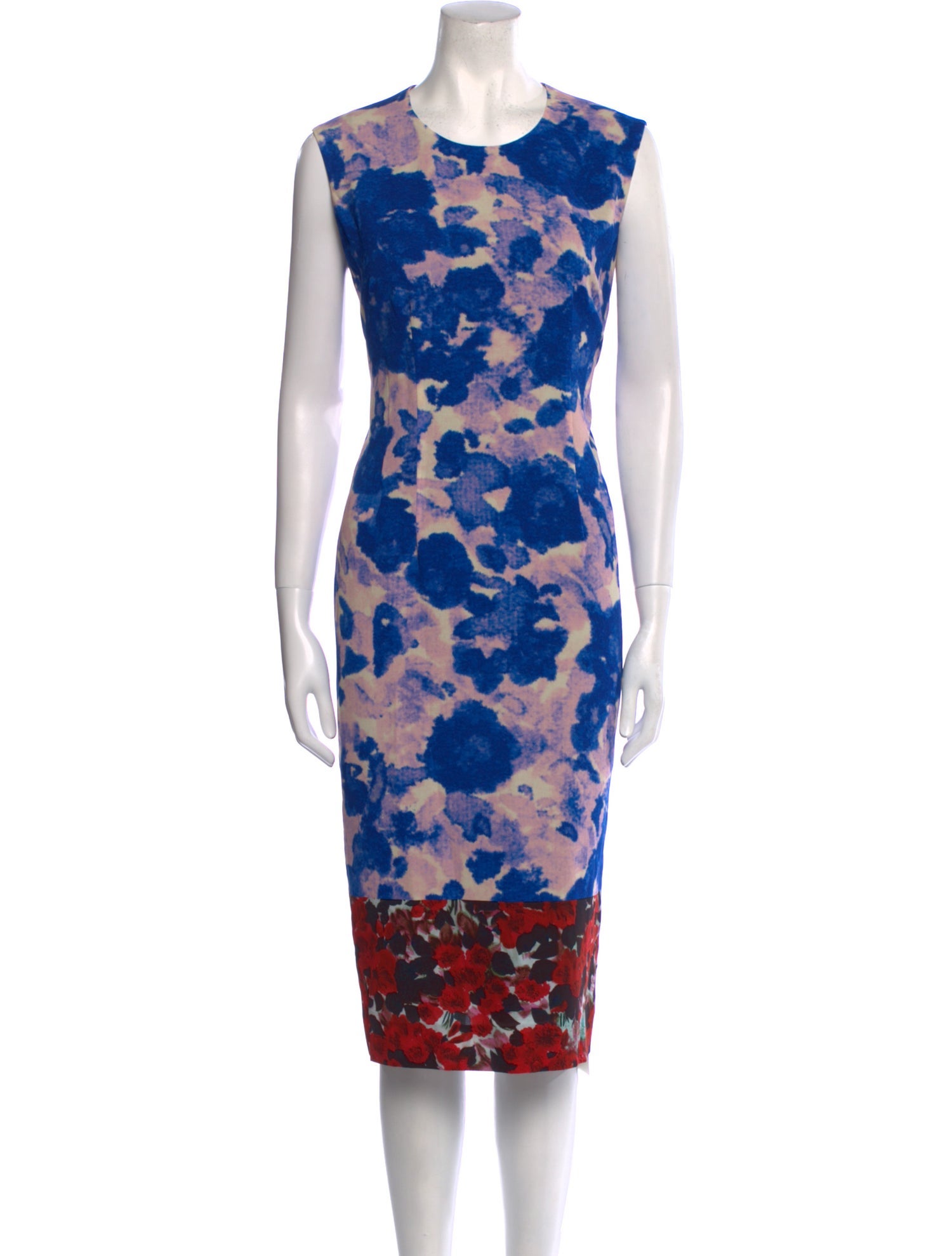 Dries Van Noten Floral Print Midi Length Dress