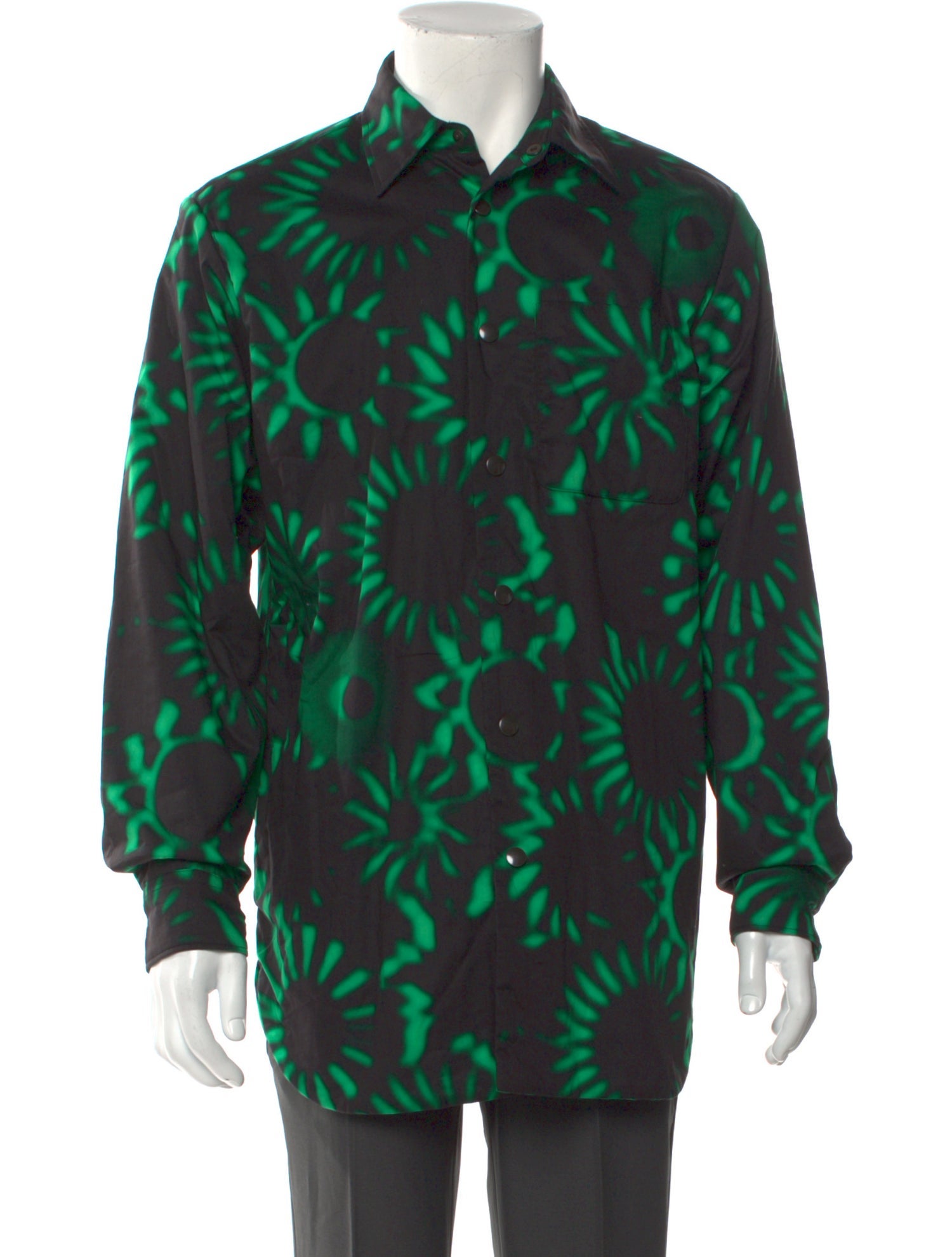Dries Van Noten Printed Long Sleeve Shirt