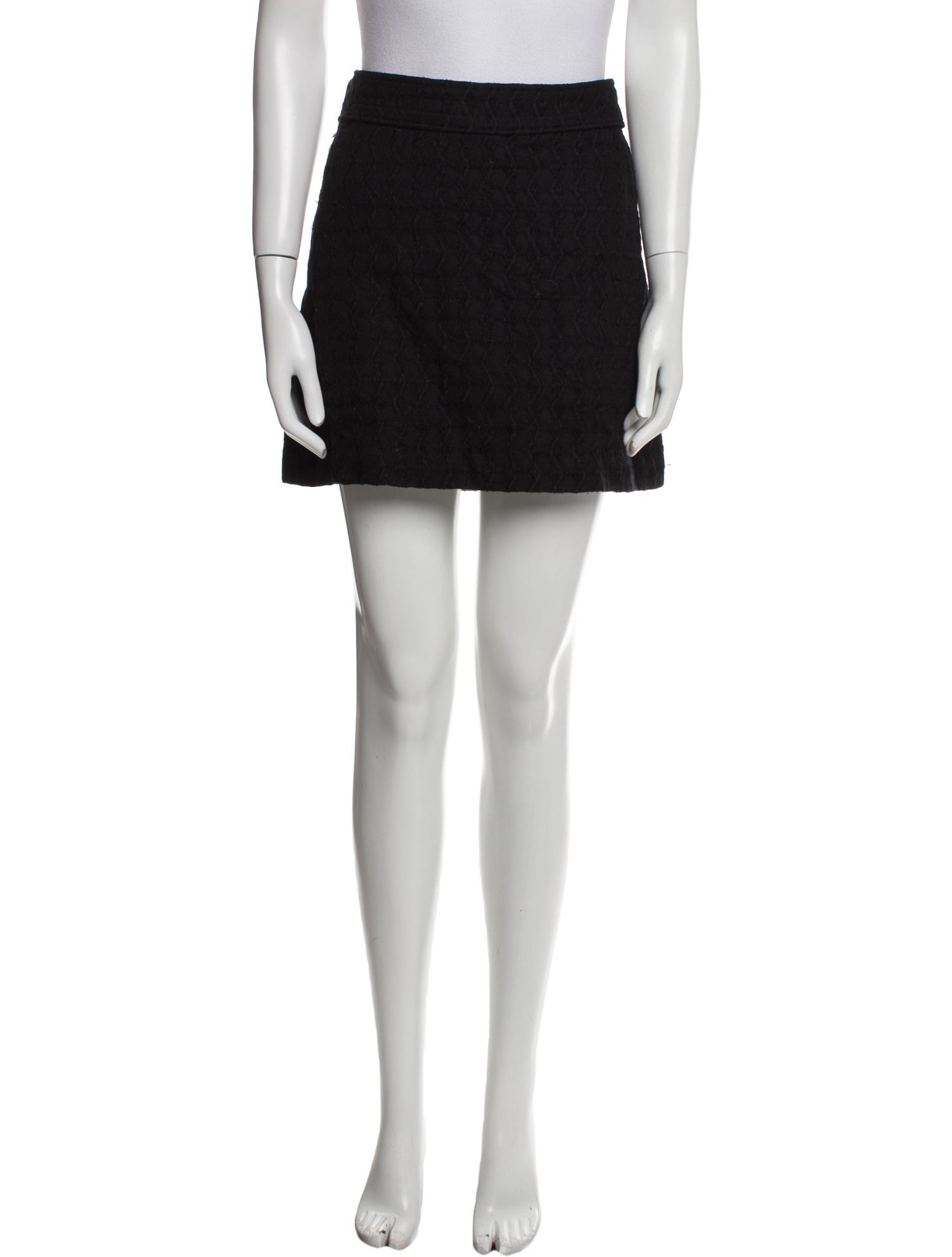 Dries Van Noten Wool Mini Skirt