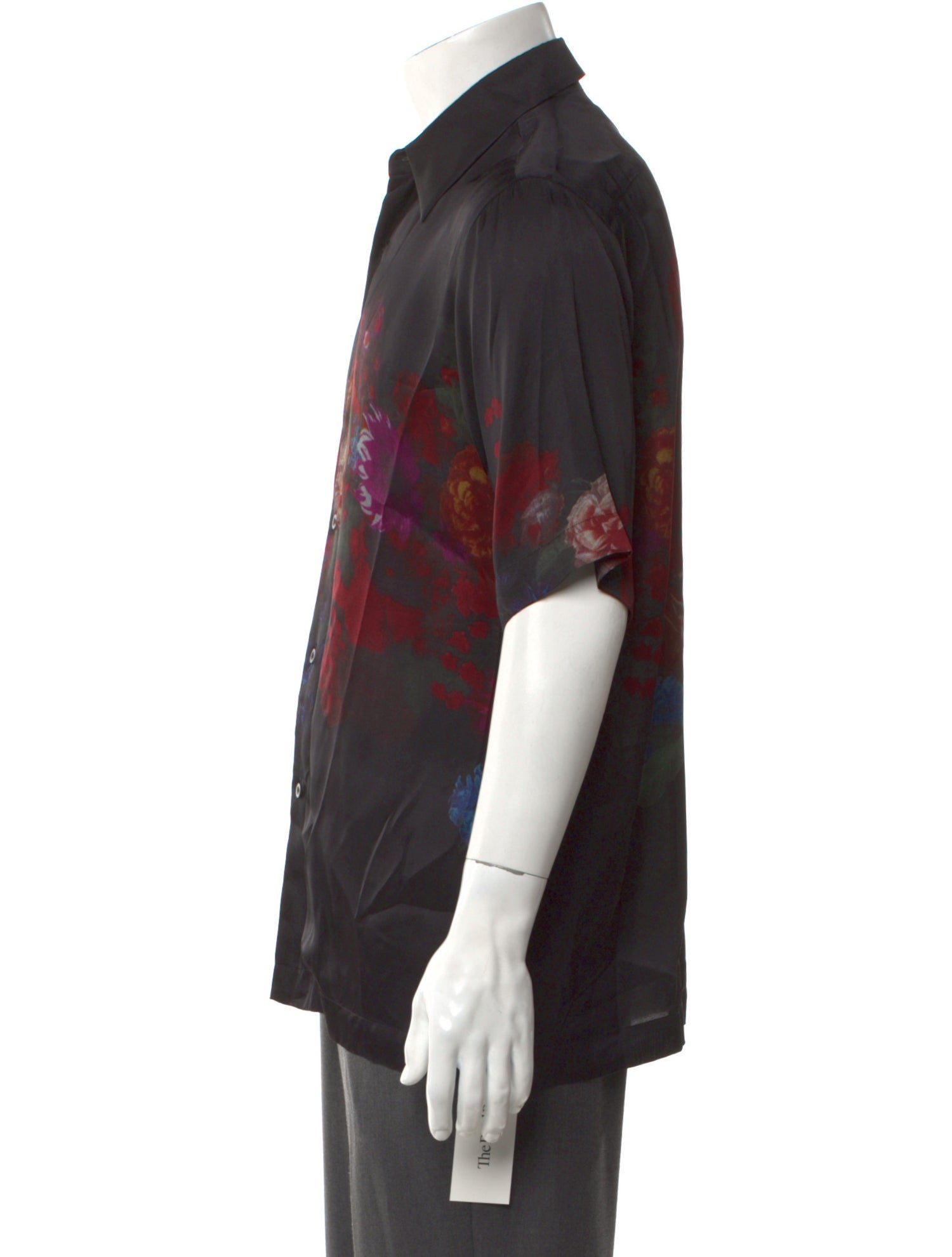 Dries Van Noten Floral Print Short Sleeve Shirt