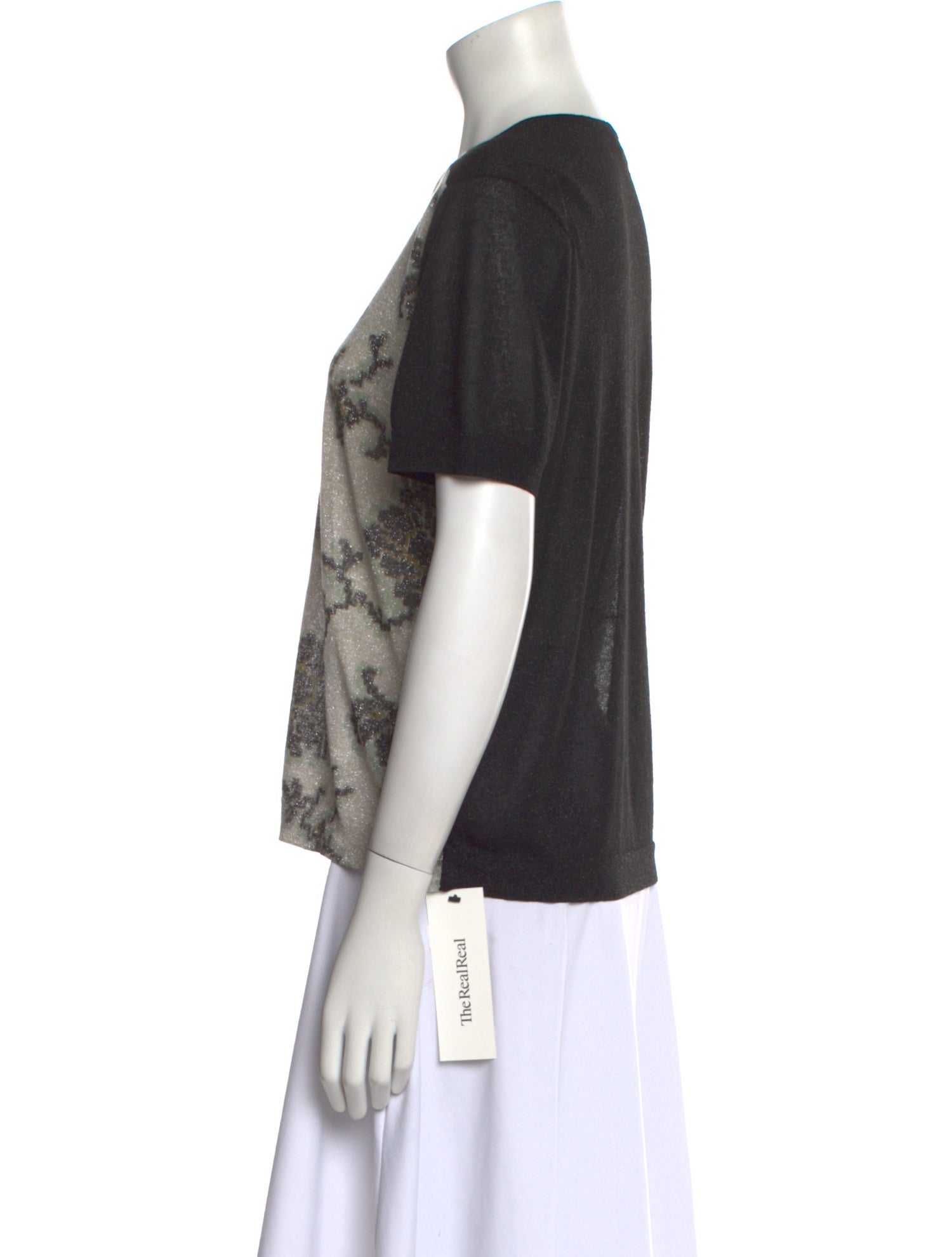 Dries Van Noten Floral Print Crew Neck T-Shirt