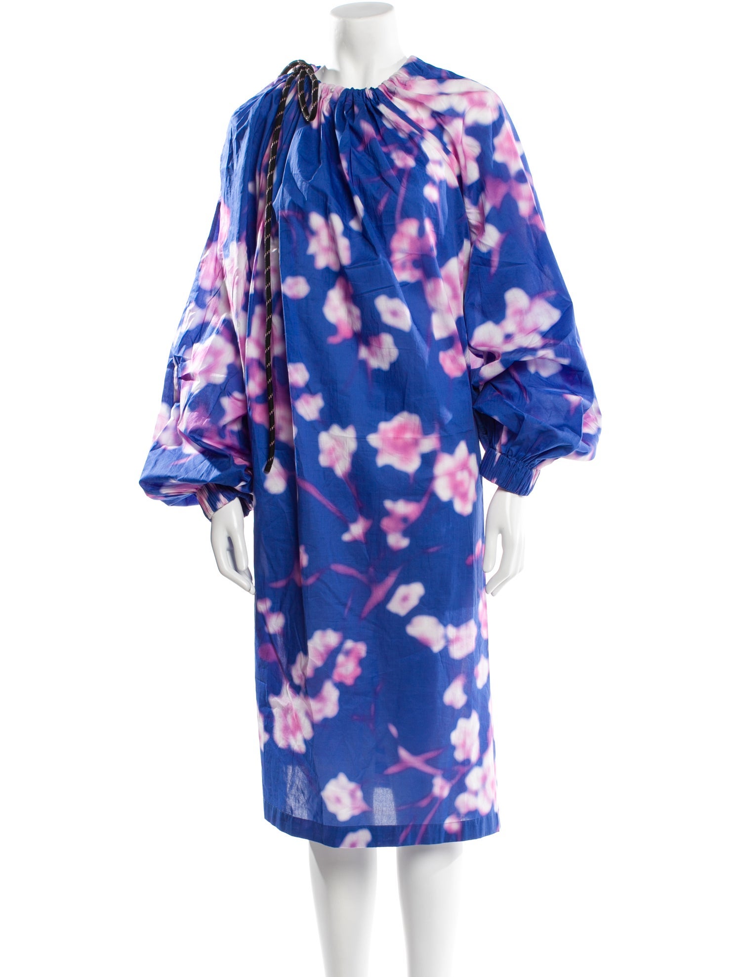 Dries Van Noten Tie-Dye Print Midi Length Dress