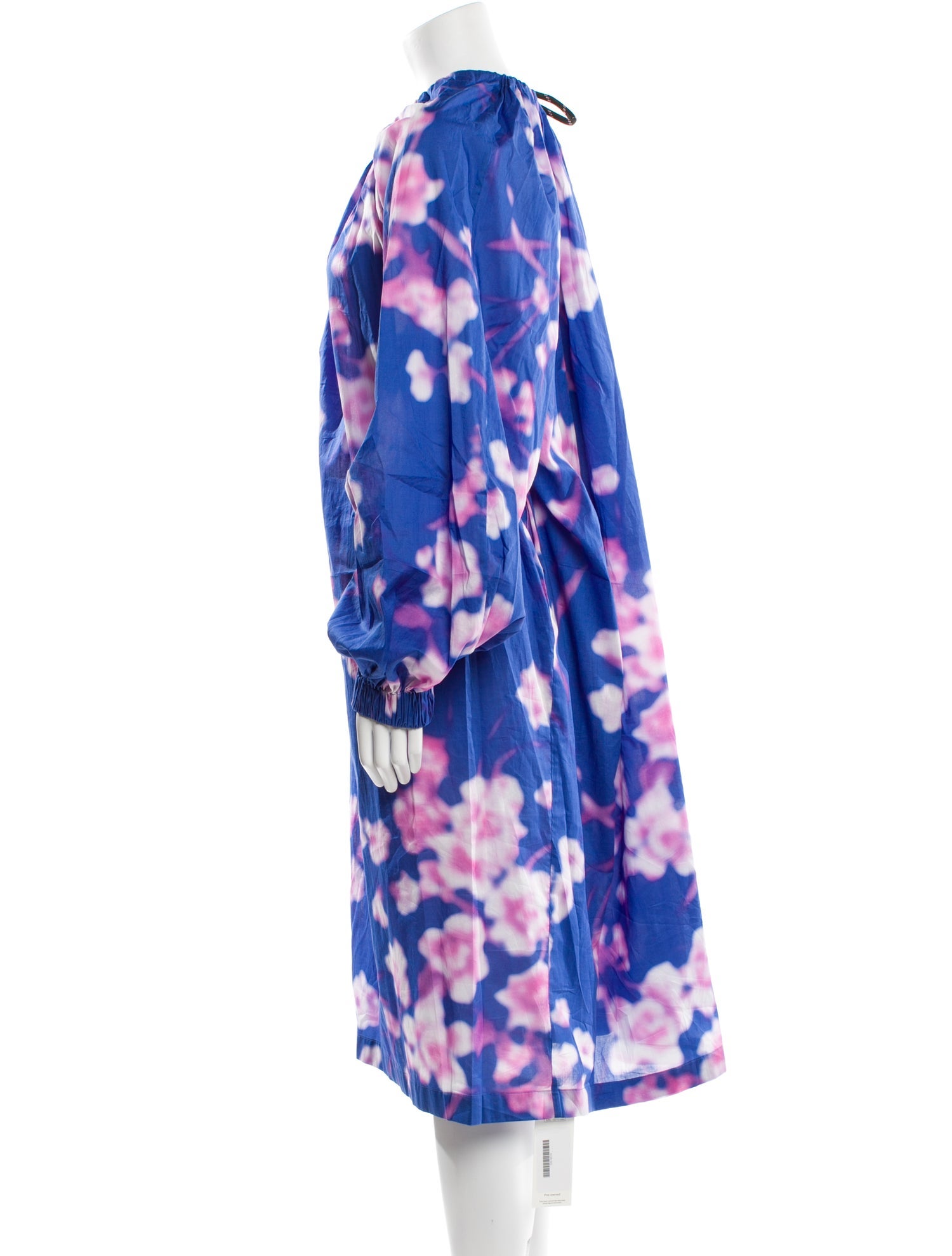 Dries Van Noten Tie-Dye Print Midi Length Dress
