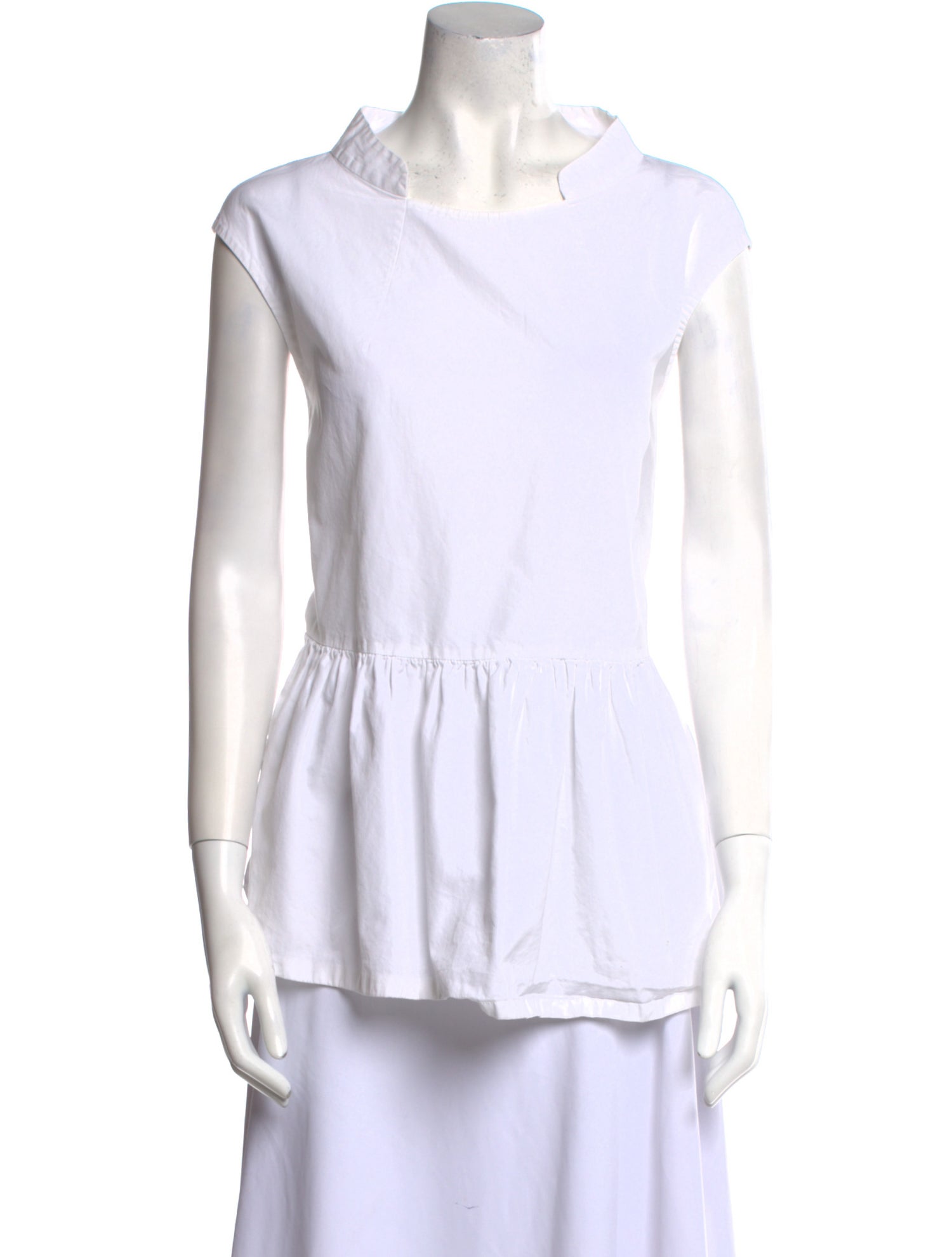 Dries Van Noten Cowl Neck Sleeveless Top