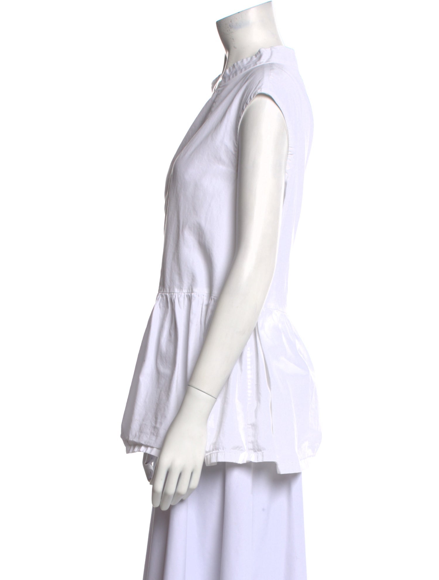 Dries Van Noten Cowl Neck Sleeveless Top