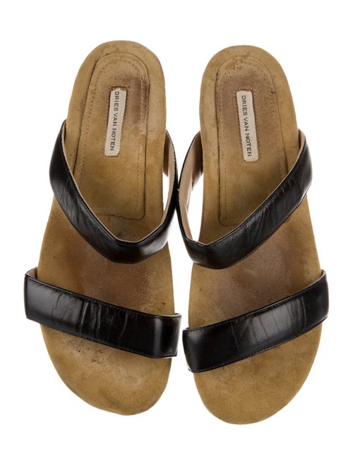 Dries Van Noten Leather Slides