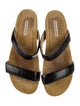 Dries Van Noten Leather Slides