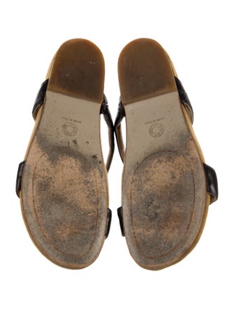 Dries Van Noten Leather Slides