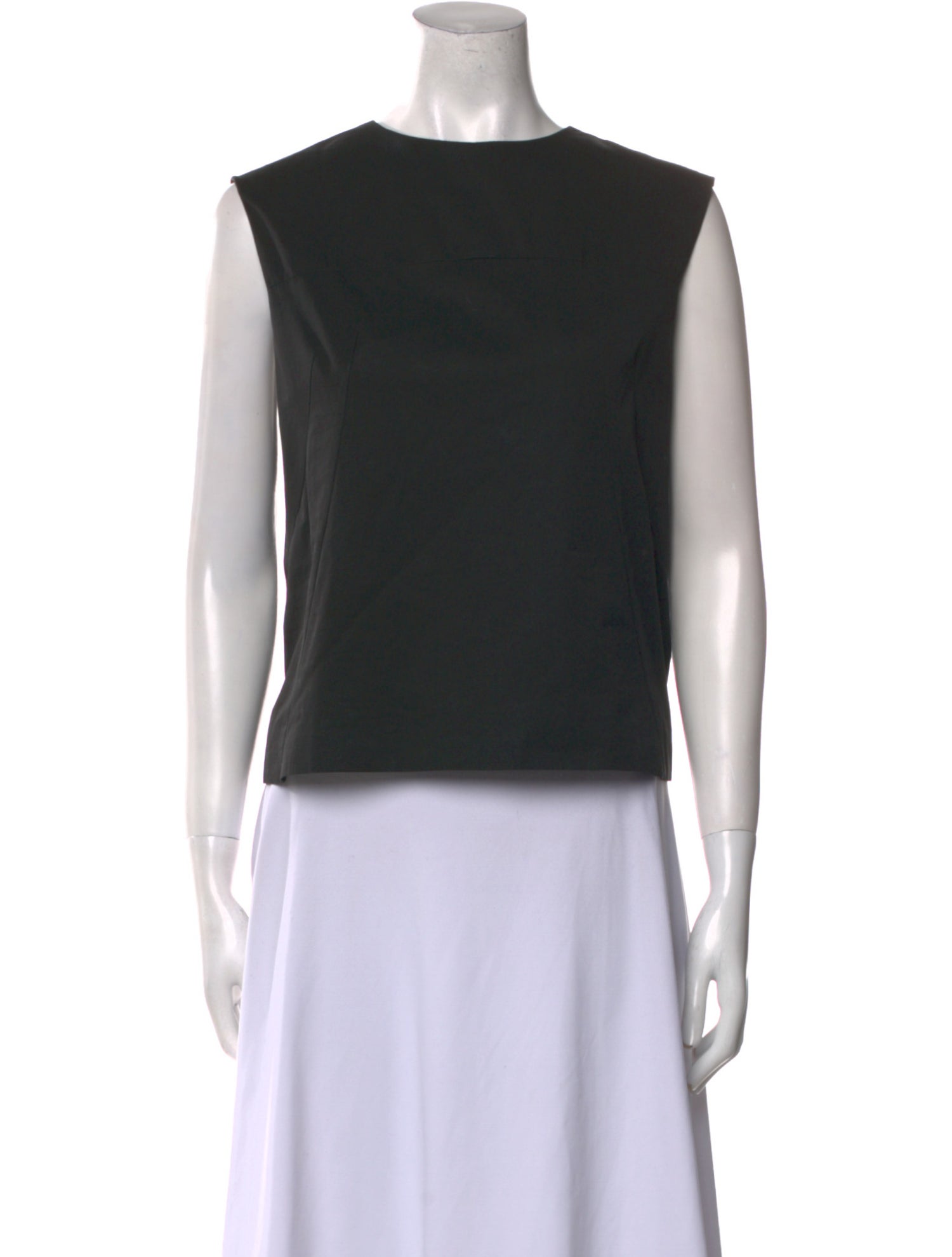 Dries Van Noten Crew Neck Sleeveless Top