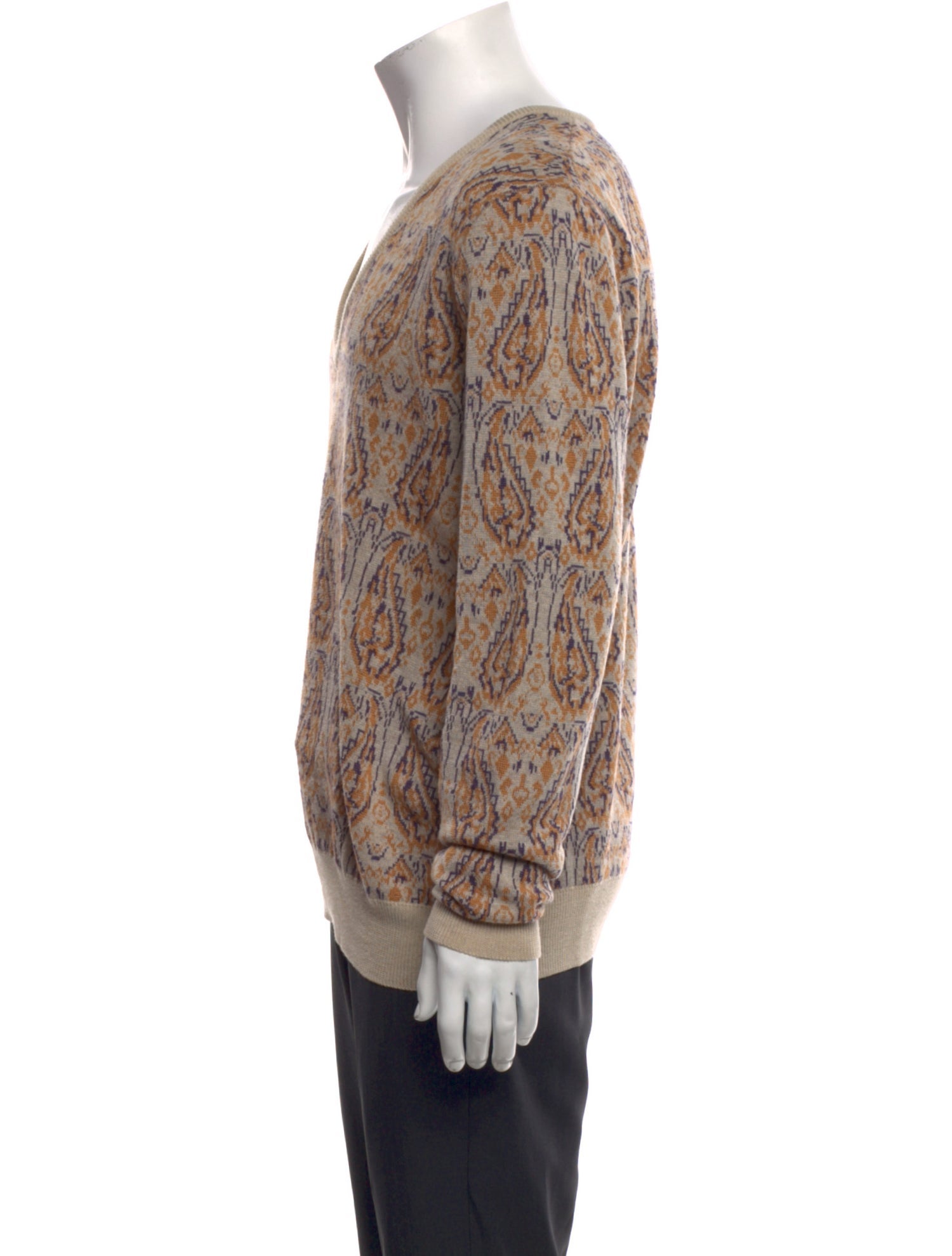 Dries Van Noten Wool Printed Pullover