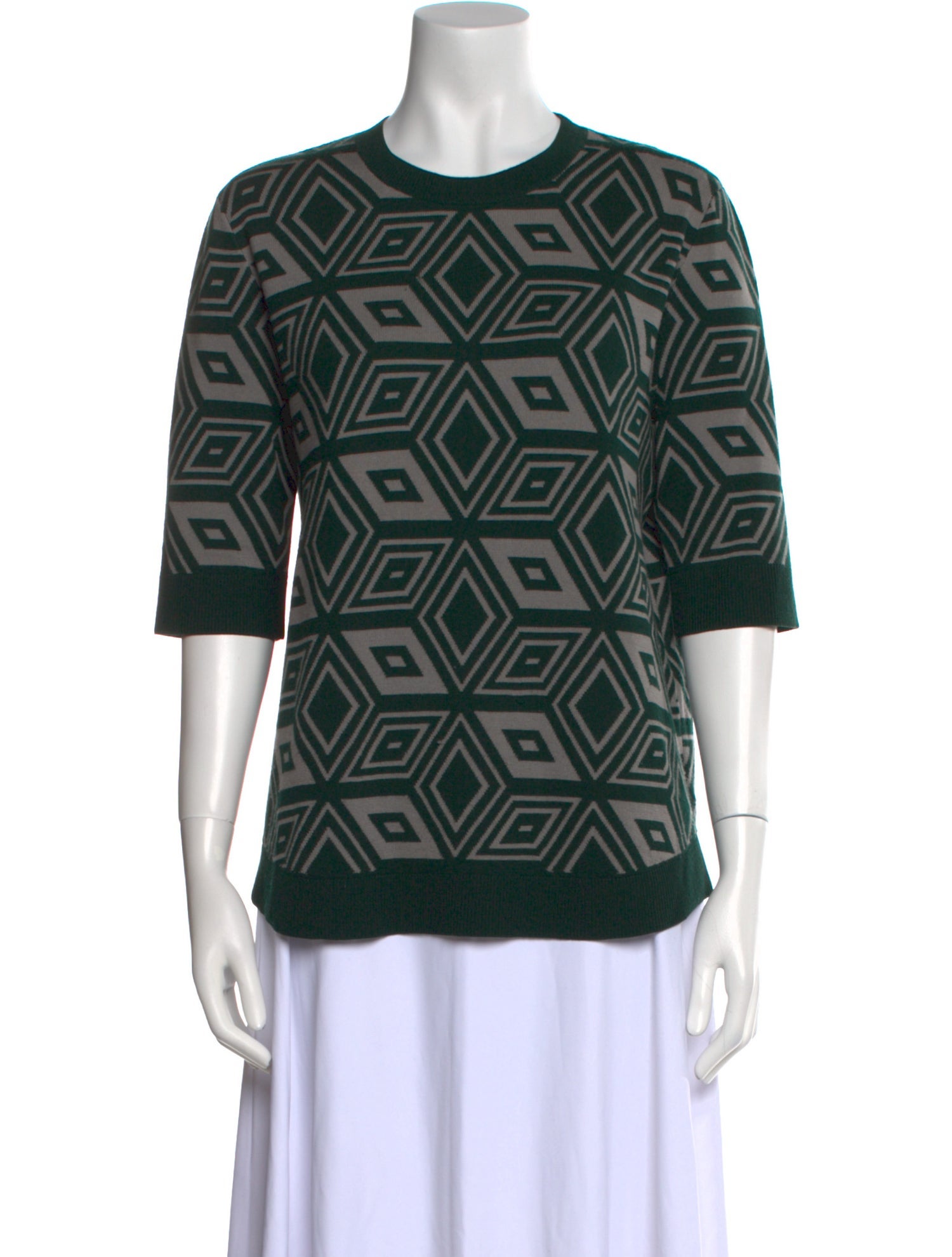 Dries Van Noten Wool Printed Sweater