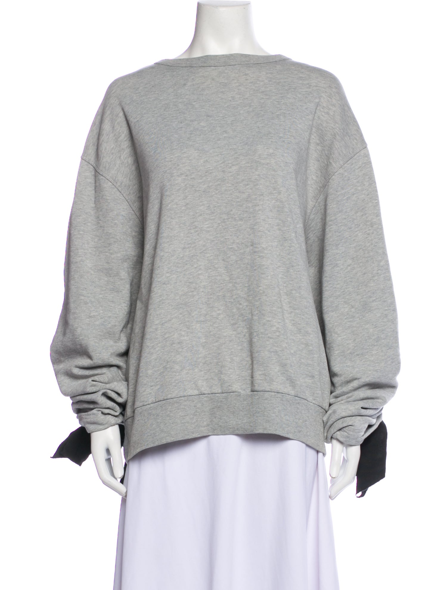 Dries Van Noten Bateau Neckline Long Sleeve Sweatshirt