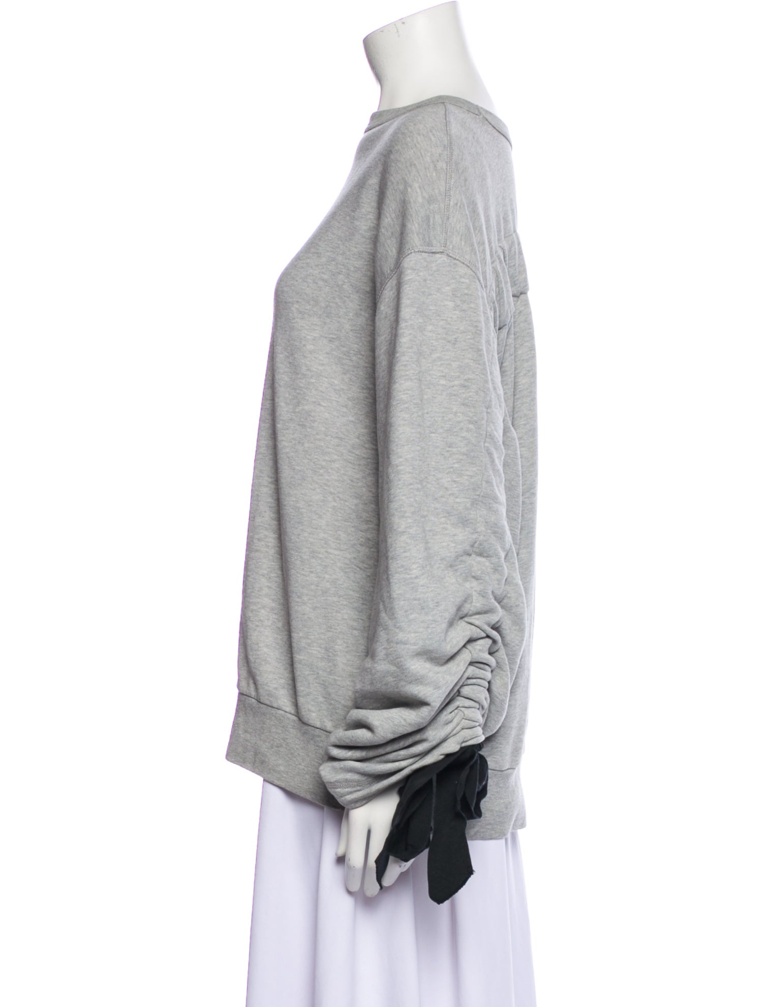Dries Van Noten Bateau Neckline Long Sleeve Sweatshirt