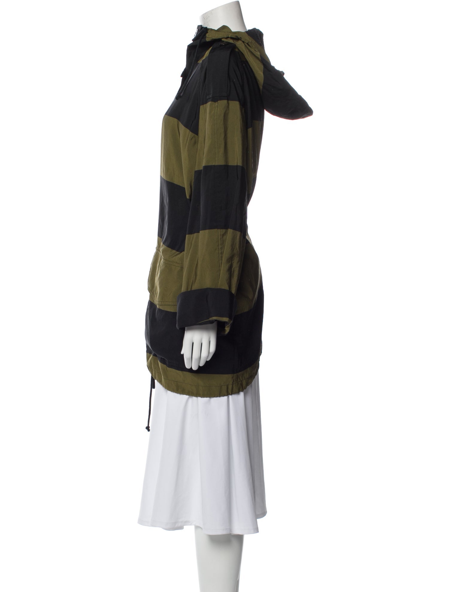 Dries Van Noten Striped Parka