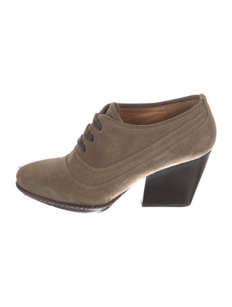 Dries Van Noten Canvas Lace-Up Boots