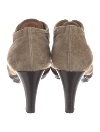 Dries Van Noten Canvas Lace-Up Boots