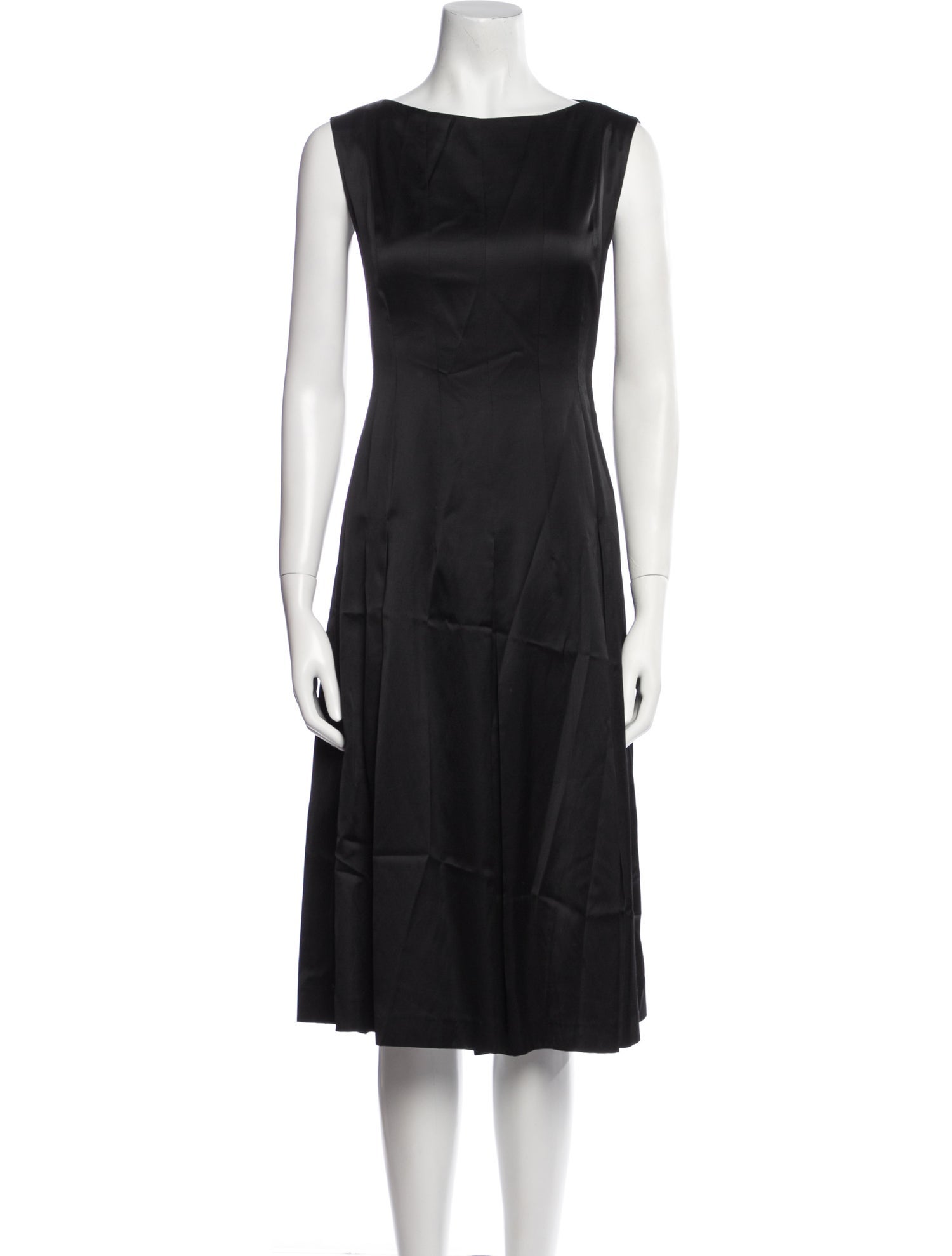 Dries Van Noten Bateau Neckline Midi Length Dress