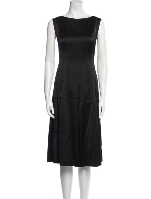 Dries Van Noten Bateau Neckline Midi Length Dress