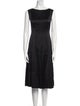 Dries Van Noten Bateau Neckline Midi Length Dress