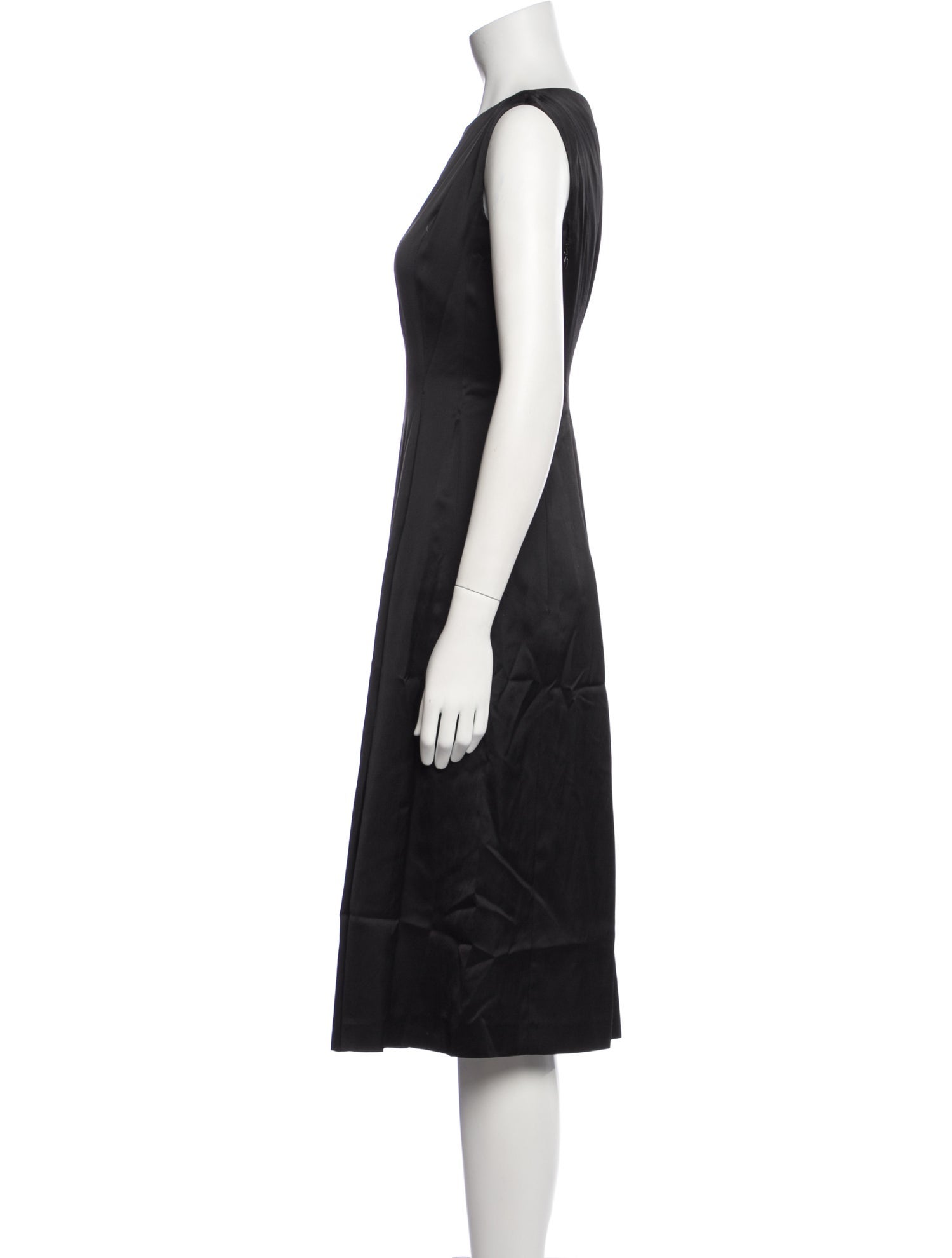 Dries Van Noten Bateau Neckline Midi Length Dress