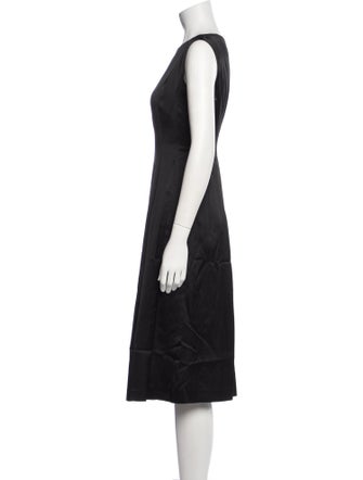 Dries Van Noten Bateau Neckline Midi Length Dress