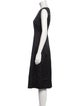 Dries Van Noten Bateau Neckline Midi Length Dress