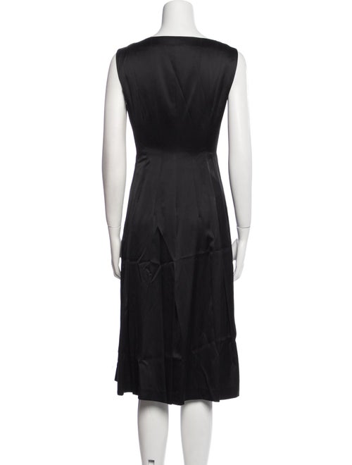 Dries Van Noten Bateau Neckline Midi Length Dress