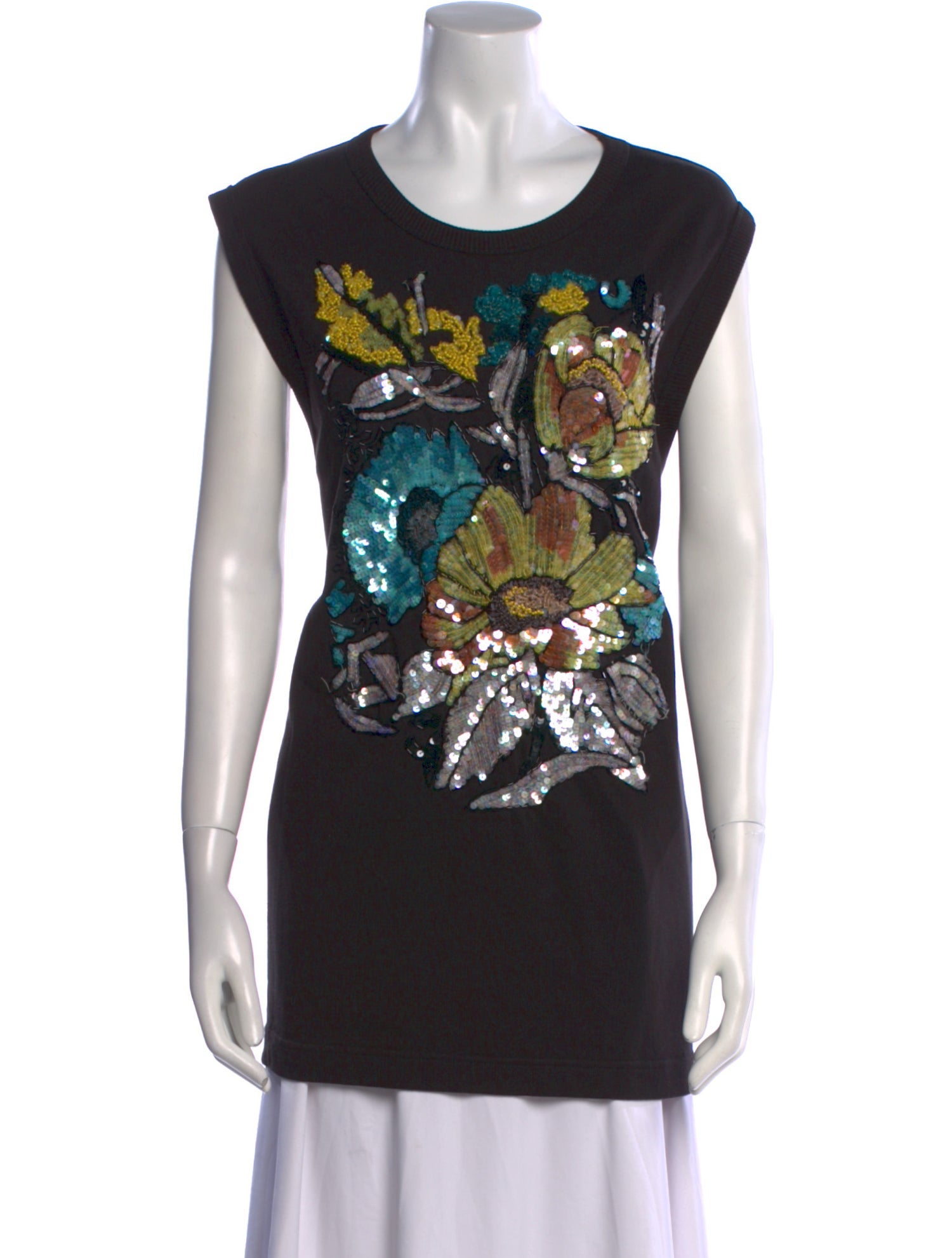 Dries Van Noten Graphic Print Scoop Neck T-Shirt