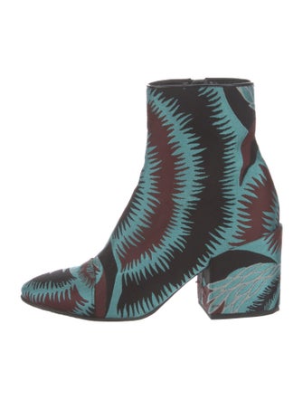 Dries Van Noten Printed Sock Boots